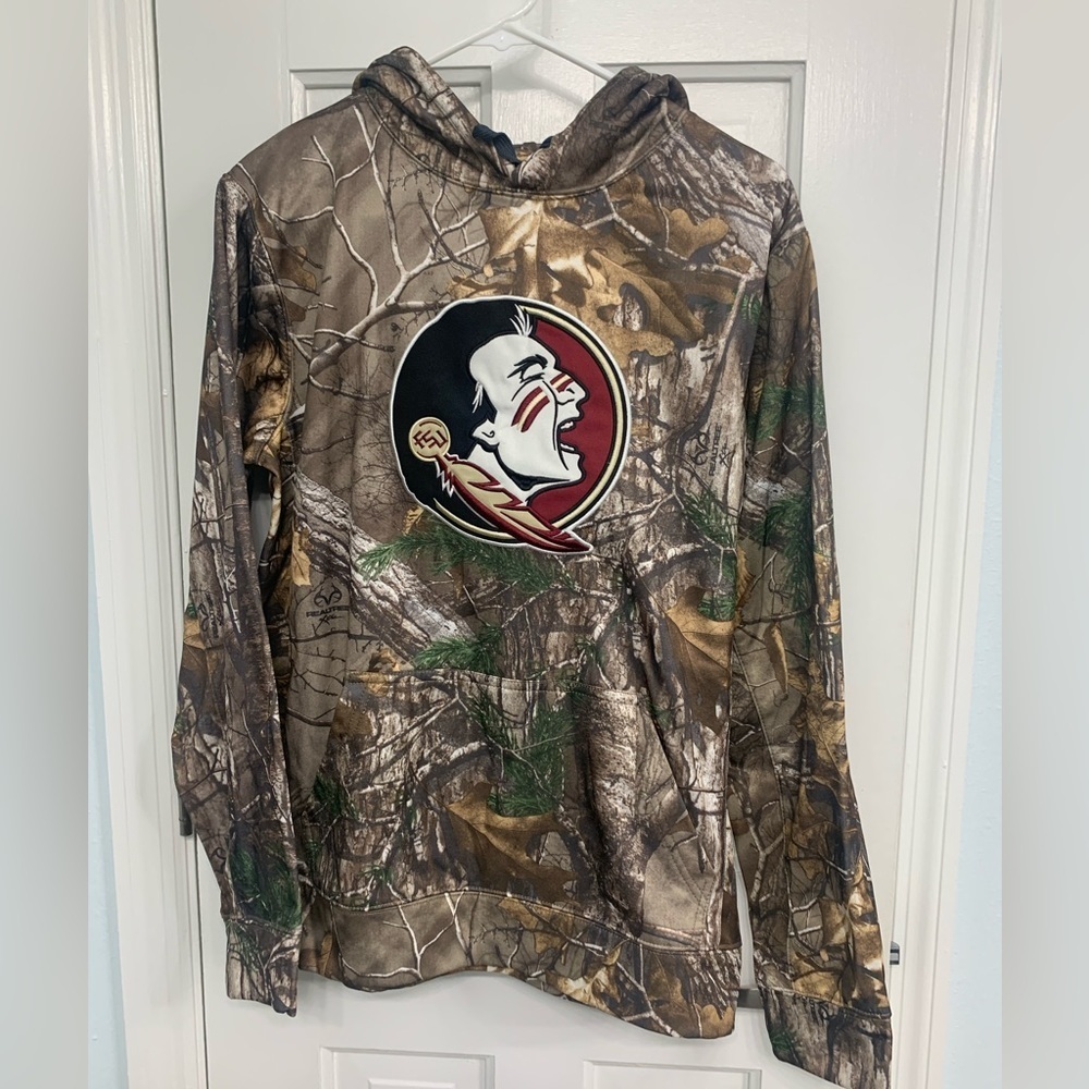 Florida State Seminoles camo hoodie. Mens size small